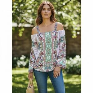 NY&CO Cold Shoulder Top